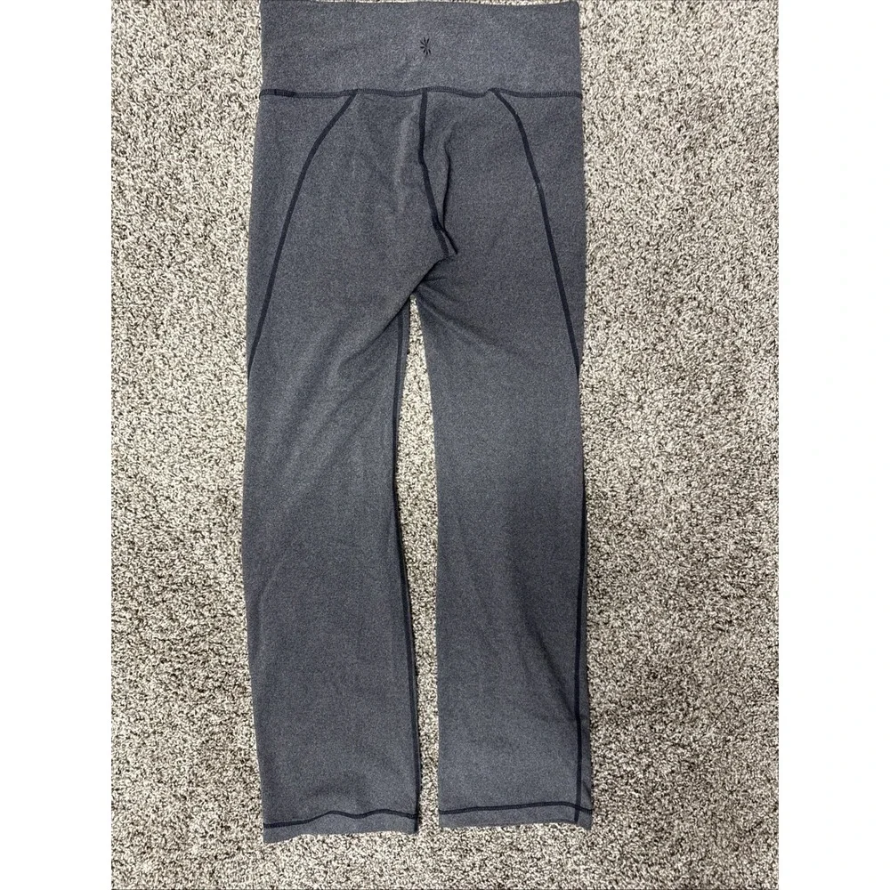 Athleta Leggings Size M Flare Yoga Pants High Rise Activewear Gray